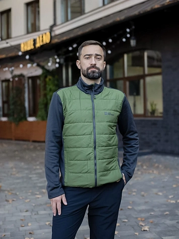Jack Wolfskin Куртка утеплённая мужская 3 в 1 GLAABACH 3IN1 JKT M