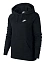 Nike Джемпер женский NSW ESSNTL FLC PO HOODIE [чёрный]