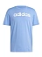 Adidas Футболка мужская EMBROIDERED LOGO T-SHIRT LINEAR JERSEY SIMPLE ESSENTIALS [голубой]