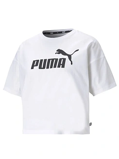 Puma Футболка женская ESS CROPPED LOGO