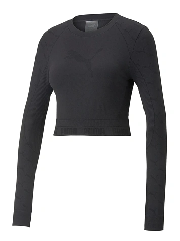 Puma Топ с длинным рукавом женский EVOKNIT LONGSLEEVE TEE