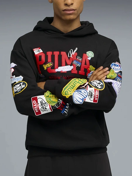 Puma Джемпер мужской HOOPERHOTLINE PULLOVER HOODIE