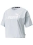 Puma Футболка женская ESS CROPPED LOGO [голубой]