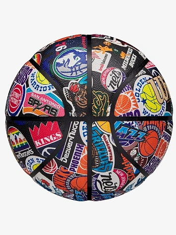 Wilson Мяч баскетбольный NBA ALL TEAM RETRO BSKT