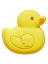 Crocs Джиббитс TINY RUBBER DUCKY [жёлтый]