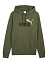 Puma Джемпер мужской ESS 2 COLOR NO. 1 LOGO HOODIE FL [зелёный]