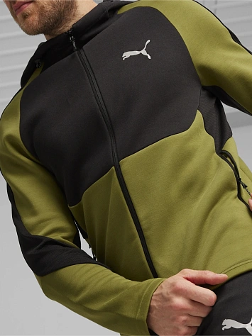 Puma Джемпер мужской EVOSTRIPE FULL-ZIP HOODIE DK
