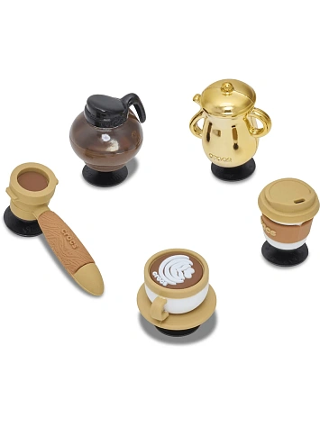 Crocs Набор джиббитс 3D COFFEE SET (5шт.)