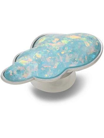Crocs Джиббитс OPALESCENT META CLOUD