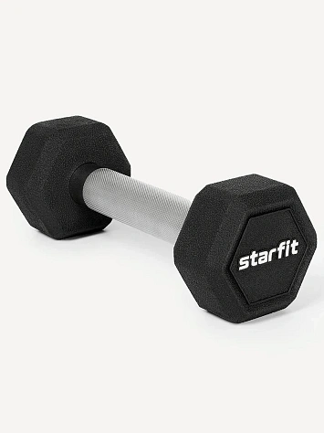 Starfit Гантель гексагональная 2кг, обрезиненная