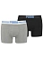 Puma Трусы мужские PLACED LOGO BOXER (2 шт.) [серый]