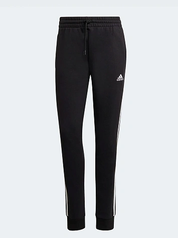 Adidas Брюки женские ESSENTIALS 3-STRIPES FRENCH TERRY CUFFED JOGGERS