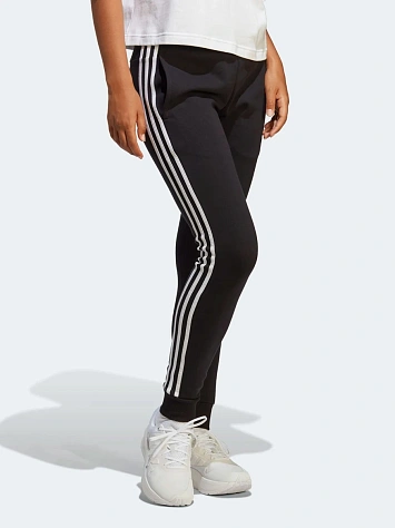 Adidas Брюки женские ESSENTIALS 3-STRIPES FRENCH TERRY CUFFED JOGGERS