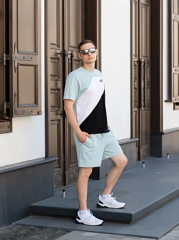 Puma Футболка мужская POWER COLORBLOCK TEE