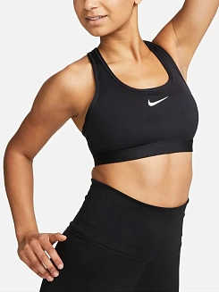 Nike Топ женский DF SWSH MED SPT BRA