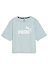 Puma Футболка ESS CROPPED LOGO TEE [голубой]