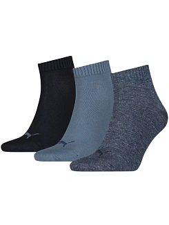 Puma Носки UNISEX QUARTER PLAIN 3P (3 пары)
