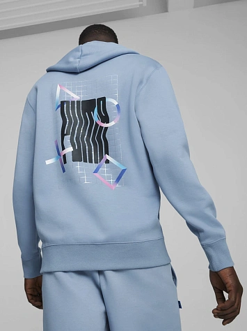 Puma Джемпер мужской PUMA X PLAYSTATION GRAPHIC HOODIE DK