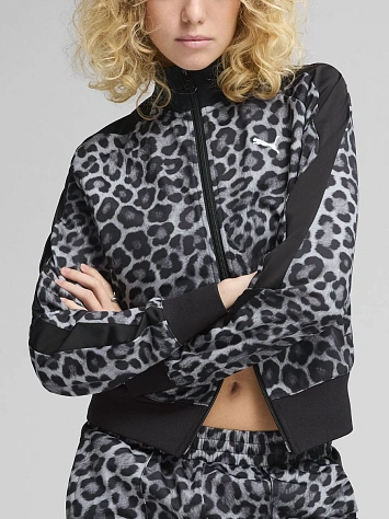 Puma Джемпер женский T7 LEO LUXE AOP SHORT TRACK JACKET