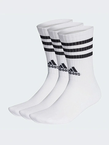 Adidas Носки 3-STRIPES CUSHIONED CREW SOCKS 3 PAIRS (3 пары)