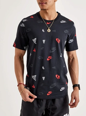 Nike Футболка мужская NSW TEE 12MO AOP SP25