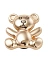 Crocs Джиббитс GOLD TEDDY BEAR [жёлтый]