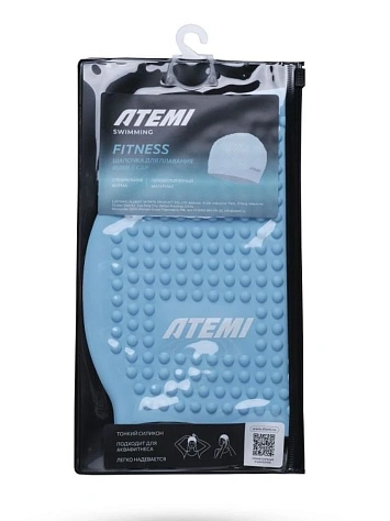 Atemi Шапочка для плавания силиконовая BUBBLE CAP
