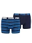 Puma Трусы мужские HERITAGE STRIPE BOXER (2 шт.) [синий]