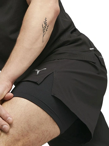 Puma Шорты мужские RUN ULTRAWEAVE 2IN1 SHORT