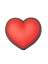 Crocs Джиббитс HEART [красный]