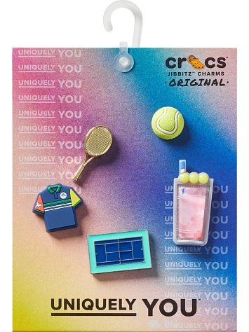 Crocs Набор джиббитс DAY AT THE TENNIS COURT (5шт.)