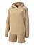 Puma Костюм спортивный женский LOUNGEWEAR SHORT SUIT TR [бежевый]