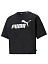 Puma Футболка женская ESS CROPPED LOGO [чёрный]