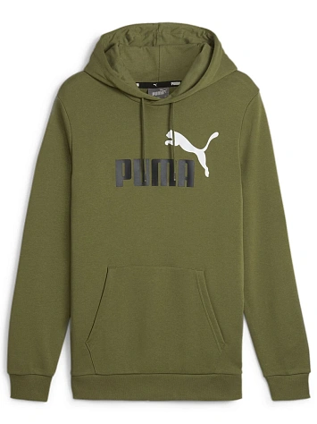 Puma Джемпер мужской ESS+ 2 COL BIG LOGO HOODIE TR