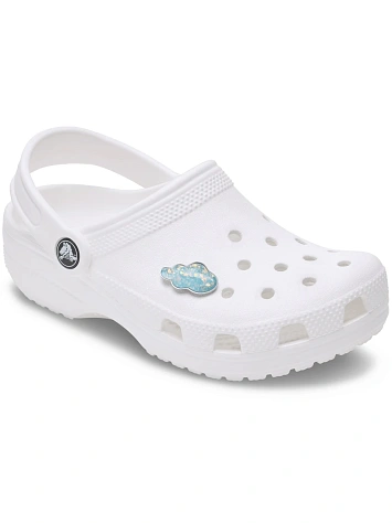 Crocs Джиббитс OPALESCENT META CLOUD