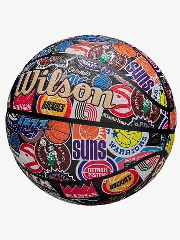 Wilson Мяч баскетбольный NBA ALL TEAM RETRO BSKT