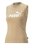 Puma Майка женская ESS SLIM LOGO TANK [бежевый]
