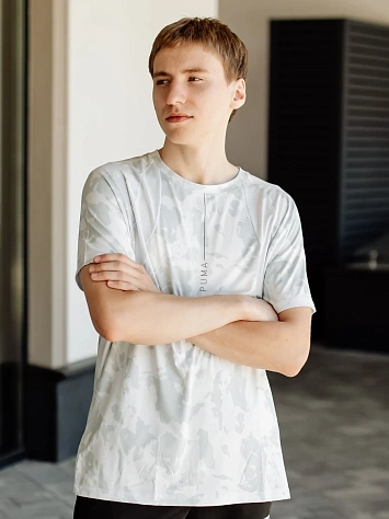 Puma Футболка мужская YOGINI LITE AOP TEE