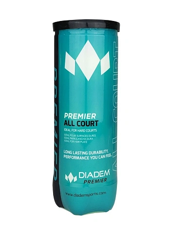 Diadem Мячи теннисные PREMIER ALL COURT (3 мяча в тубе)