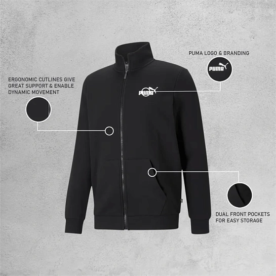 Puma Джемпер мужской ESS TRACK JACKET FL