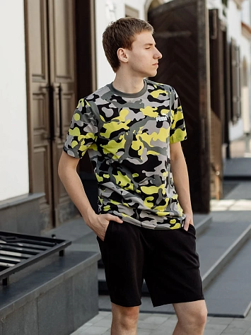 Puma Футболка мужская ESS+ CAMO AOP TEE