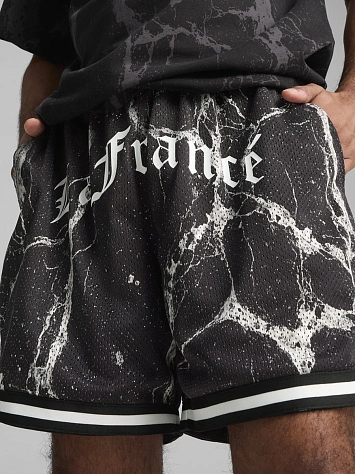 Puma Шорты мужские HOOPS X LAFRANCE WRITTEN IN CHROME SHORT