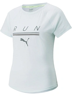 Puma Футболка женская RUN 5K LOGO SS