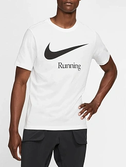 Nike Футболка мужская M NK DF RUN HBR FS