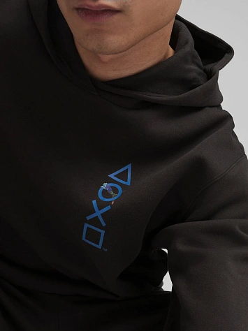 Puma Джемпер мужской PUMA X PLAYSTATION GRAPHIC HOODIE DK