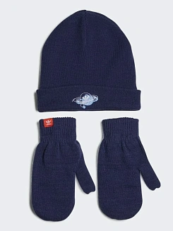 Adidas Комплект подростковый (шапка, перчатки) TREFOIL UNIVERSE