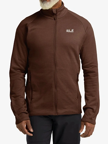 Jack Wolfskin Джемпер флисовый мужской PEAK DISTRICT FZ M