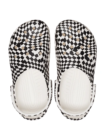 Crocs Сабо CLASSIC WARPED CHECKER CLOG
