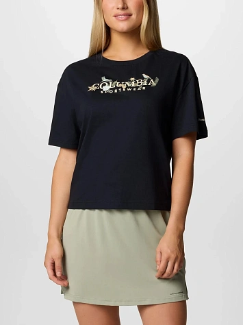 Columbia Футболка женская ROLLING BEND™ GRAPHIC RELAXED CROP SHORT SLEEVE SHIRT