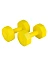 Atemi Гантели виниловые, 1,5 кг (2 шт.) [жёлтый]